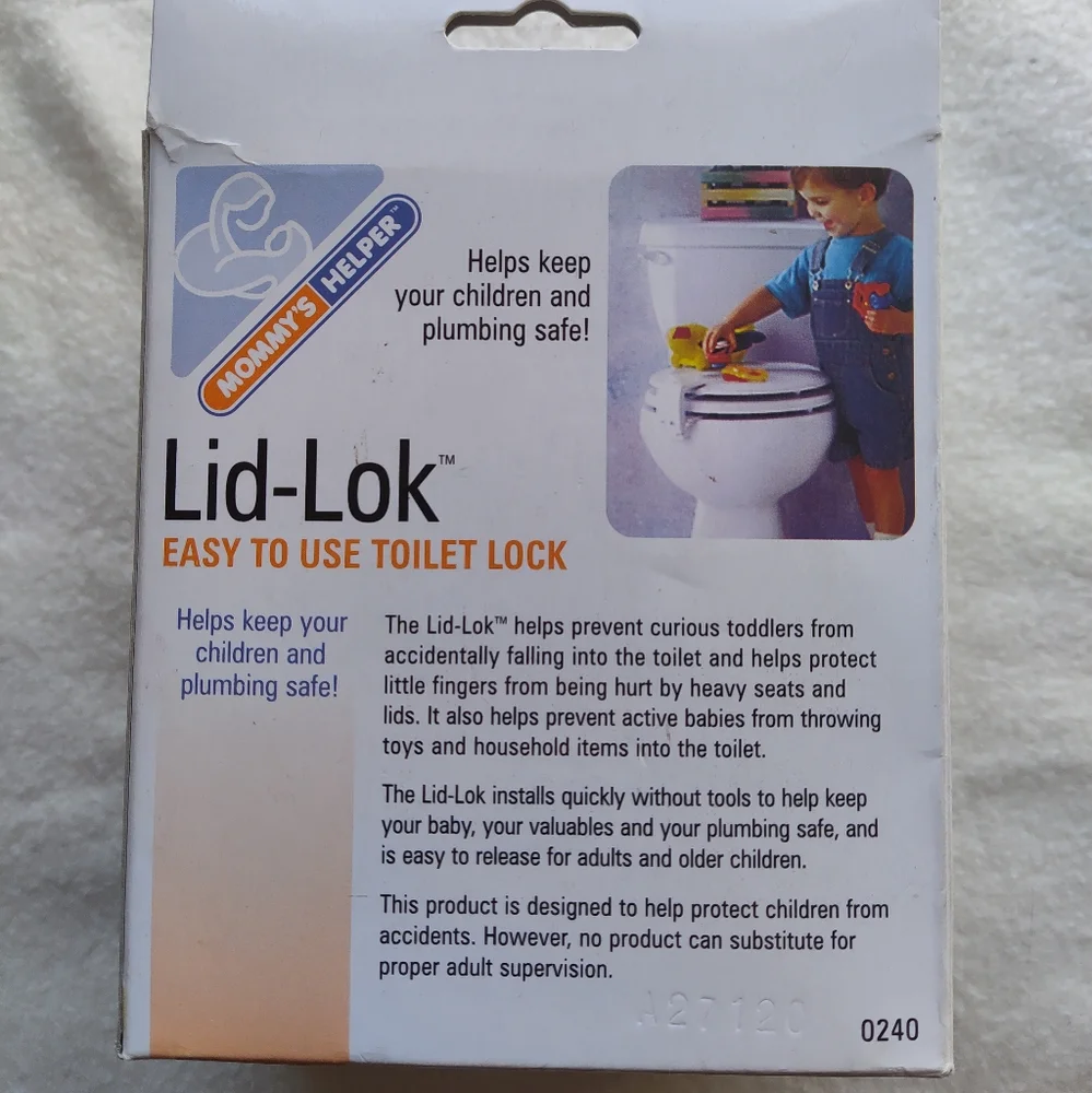 NIB Toilet Lid Lock for Toddlers Babies Kids